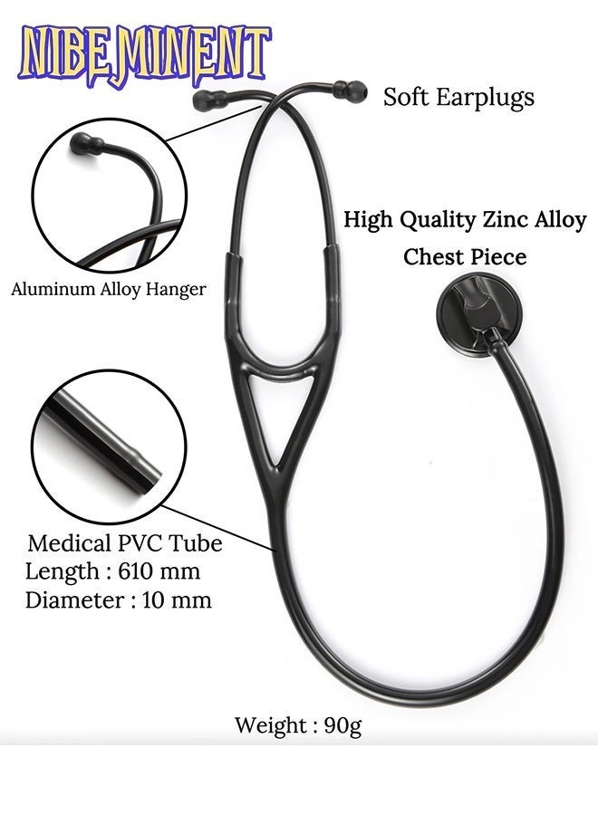 NIBEMINENT Professional Heart Lung Cardiology Stethoscope Medical Single Head Doctor Stethoscope Doctor Student Medical Equipment Device - Image 3